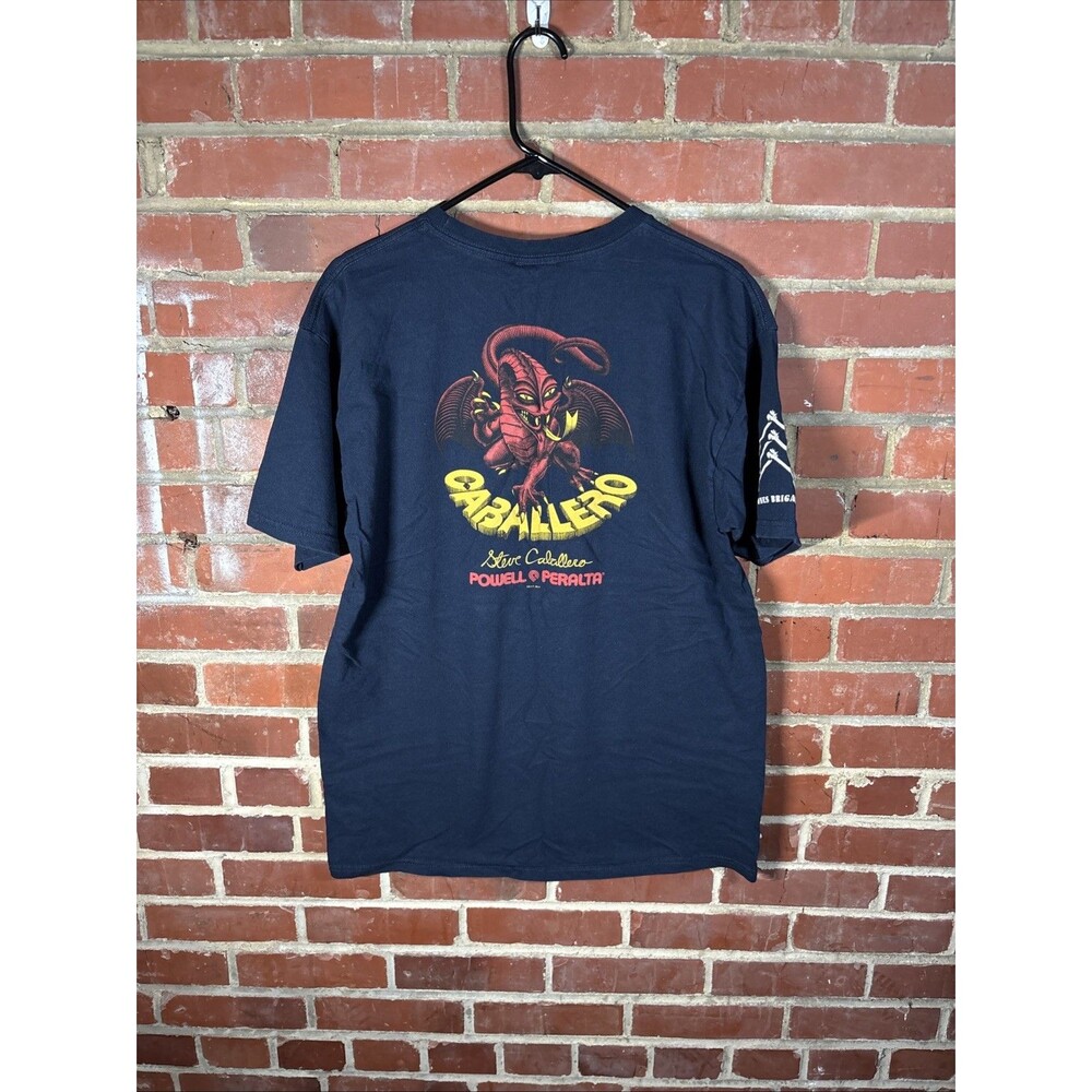 POWELL PERALTA Caballero Dragon Shirt TEE SKATE SKATEBOARD Men’s Large 2012